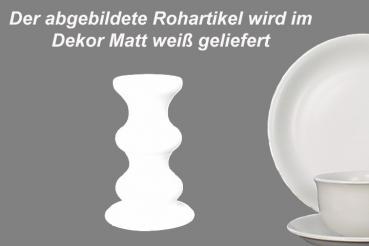 Leuchter matt weiß