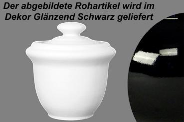 Salztopf glänzend schwarz