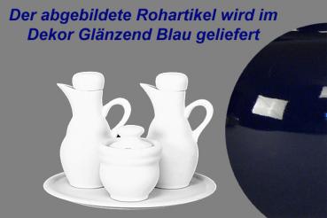 Menage  glänzend blau