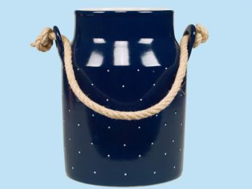 Milk can 23 cm blue 1 point