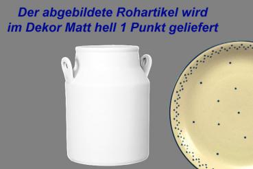 Milchkanne H 18 cm matt hell 1 Punkt