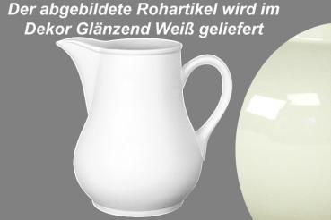 Milchtopf 1,0 glänzend weiß