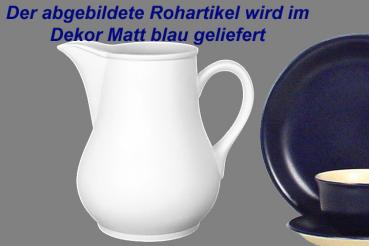 Milchtopf 1,0 matt blau