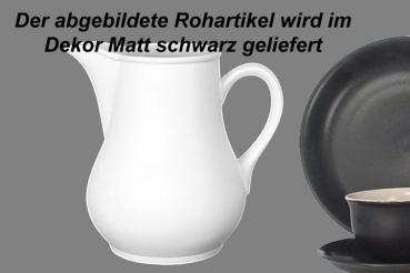 Milchtopf 1,0 matt schwarz