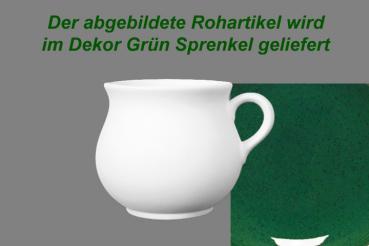 Molly-Mini-Tasse grün Sprenkel