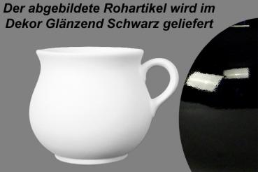 Mollytasse glänzend schwarz