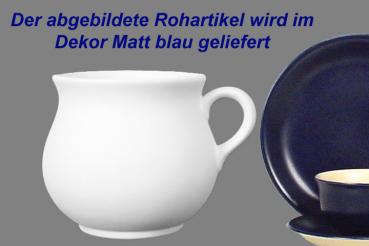 Mollytasse matt blau