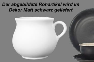 Mollytasse matt schwarz