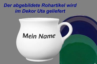 Mollytasse mit Schrift Uta