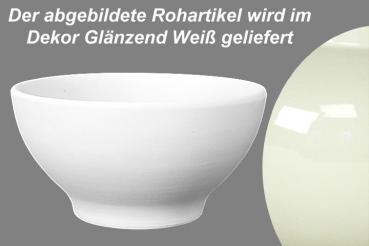 Müslischale 15 glänzend weiß