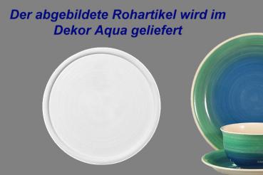 Platte 20 rund Aqua