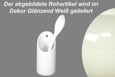 Probierlöffel glänzend weiß