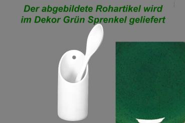 Probierlöffel grün Sprenkel