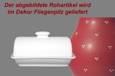 Rollenbutterdose Fliegenpilz