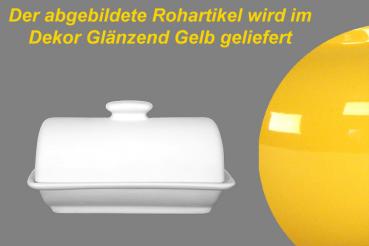 Rollenbutterdose glänzend gelb