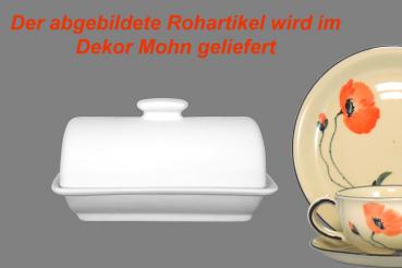 Rollenbutterdose Mohn