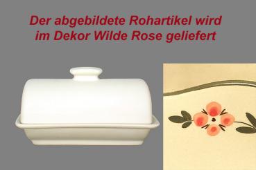 Rollenbutterdose Wilde Rose