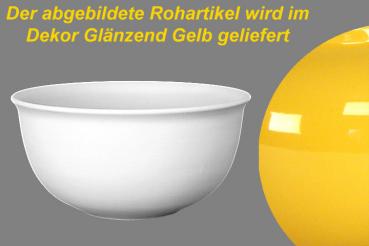 Salatschüssel 17 glänzend gelb