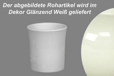 Schnaps-/Eierbecher glänz.weiß