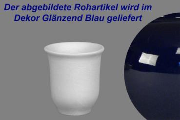 Schnapsbecher glänzend blau