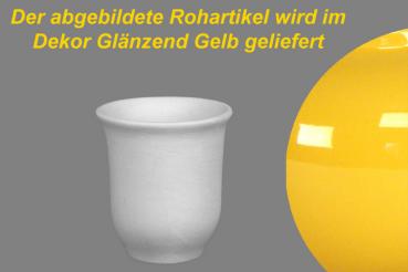 Schnapsbecher glänzend gelb