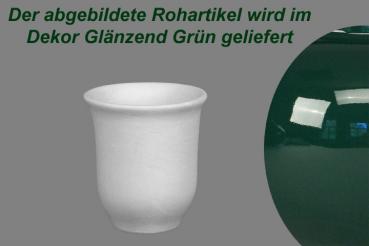 Schnapsbecher glnzend grn