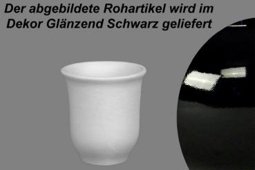 Schnapsbecher glänzend schwarz