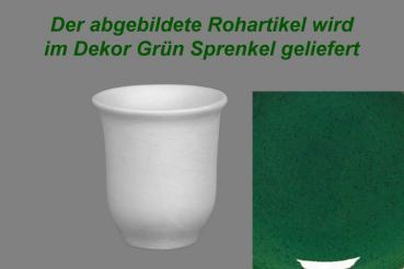 Schnapsbecher grün Sprenkel