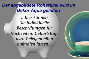 Sparschwein groß Aqua