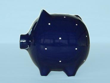 Sparschwein klein blau 1 P