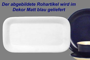 Stollenplatte 33 matt blau