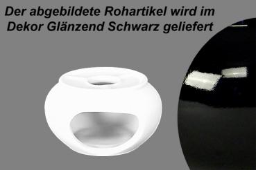 Stövchen klein glänzend schwarz