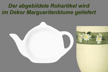 Teebeutelablage Dekor Margueritenblume