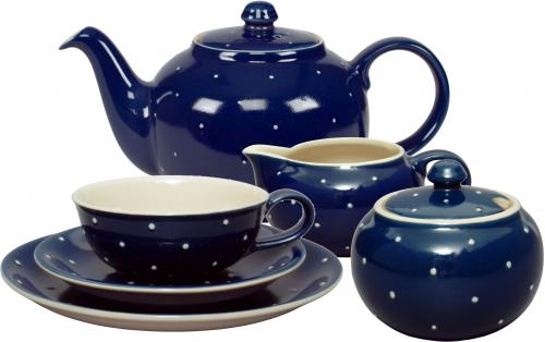 Tea service 15-piece Blue 1 point