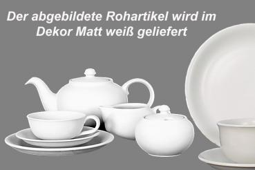 Teeservice 15-teilig matt weiß