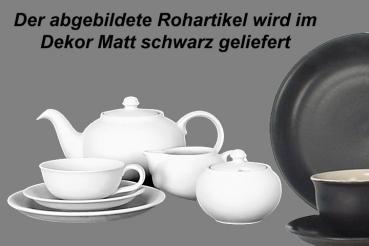 Teeservice 15-teilig matt schwarz