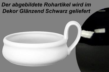 Tiegel glänzend schwarz