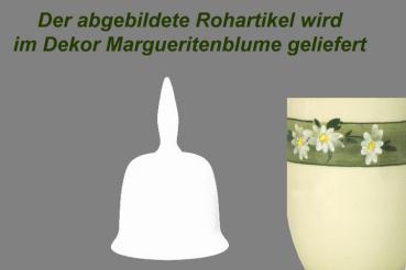 Tischglocke klein Dekor Margueritenblume