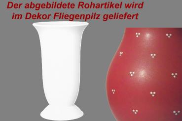 Tulpenvase 15 cm Fliegenpilz