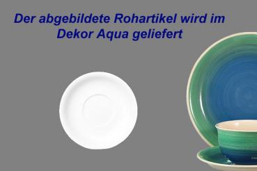 Untertasse Becher Aqua