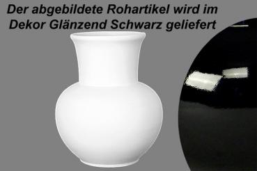 Vase Gr.IV 18 glänzend schwarz