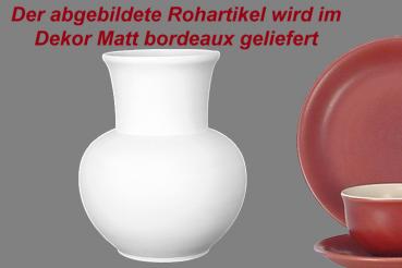 Vase Gr.III 15 matt bordeaux