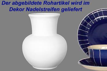 Vase Gr.III 15 Nadelstreifen blau