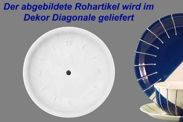 Wanduhr Diagonale