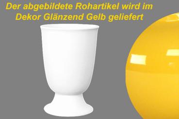 Weinbecher glänzend gelb