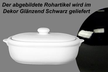 Wursttopf glänzend schwarz