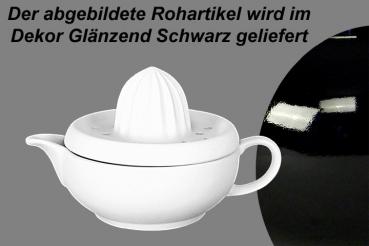 Zitronenpresse glänzend schwarz