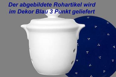 Zwiebeltopf 3,0 blau 3 Punkt