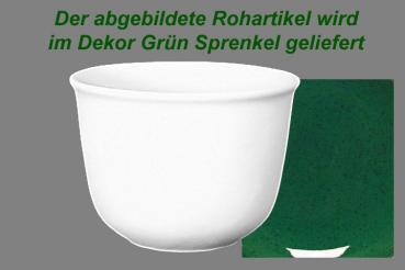 Übertopf 14 grün Sprenkel