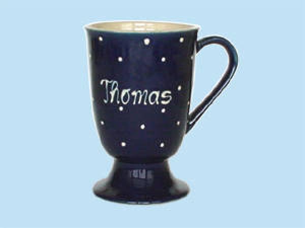 Cup with font Blue 1 point